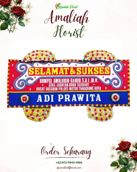 Papan Bunga Ucapan Selamat Cibogohilir